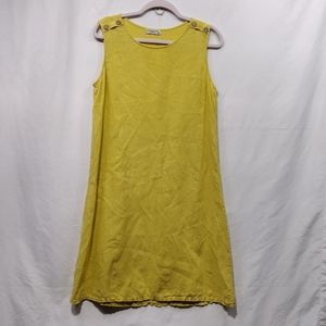 Yellow Sleeveless Dress